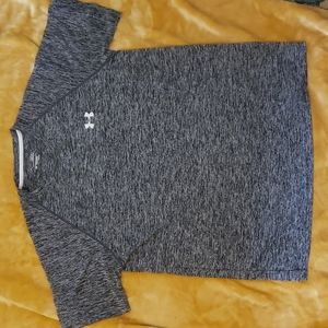 Mens UA black/white SS t shirt